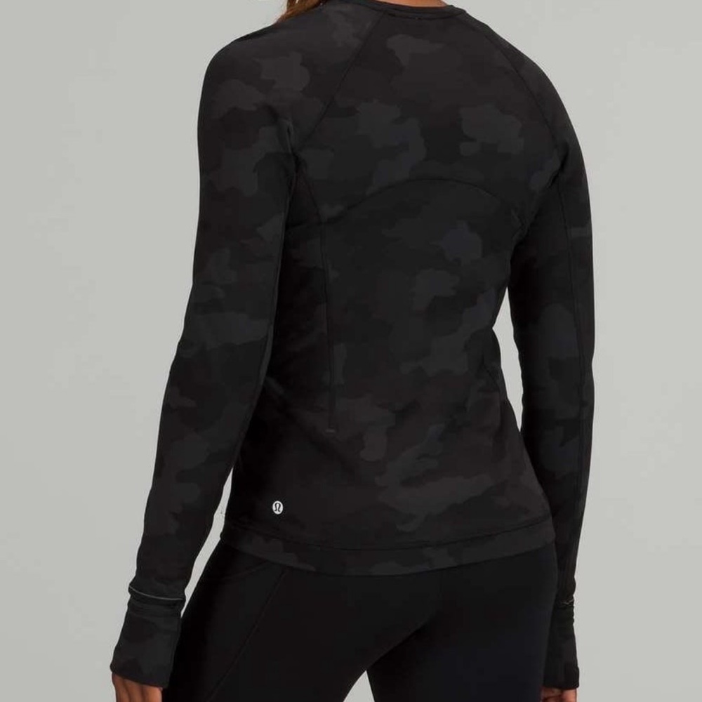 Lululemon Rulu Run Long Sleeve Camo Deep